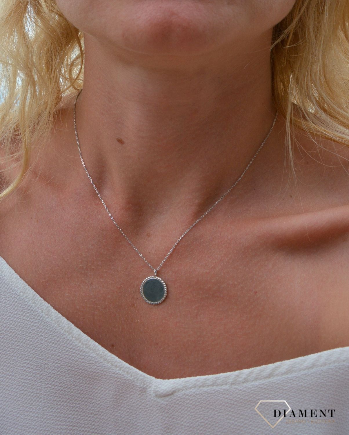 Naszyjnik srebrny 925 pieniążek  N YB 330M 058v.jpg